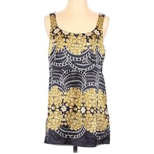 Cabi 216 - Silk Tank - Pearl & Chain Print  Small